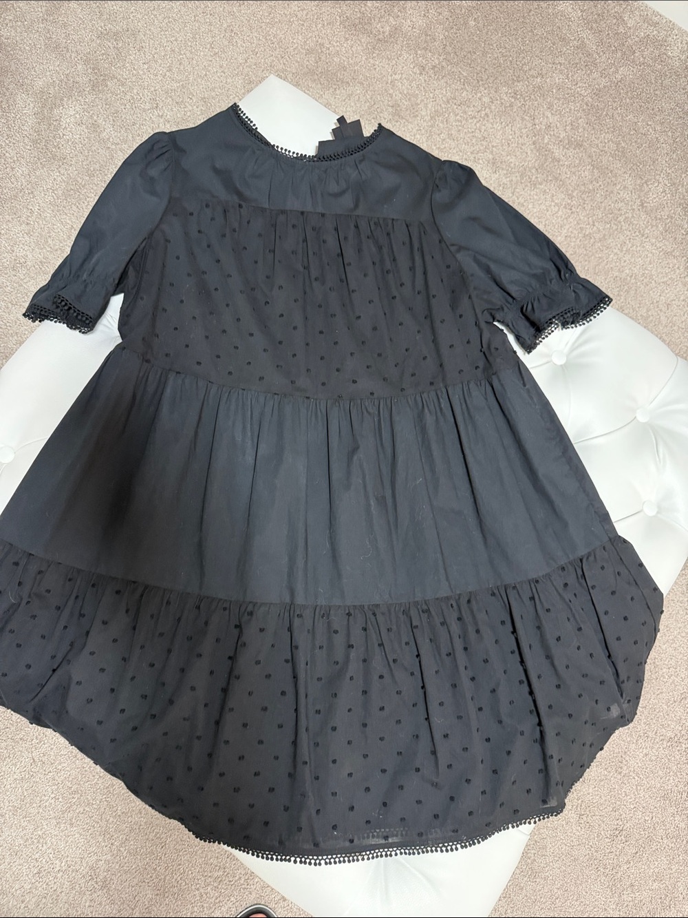 Who what wear. Black cotton dress. Size L